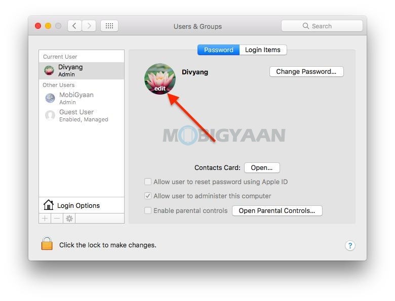 Customize login screen for mac